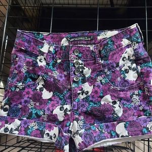 Lovesick Skull Shorts